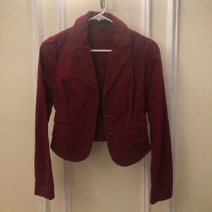 Super cute Express Red blazer, size 0